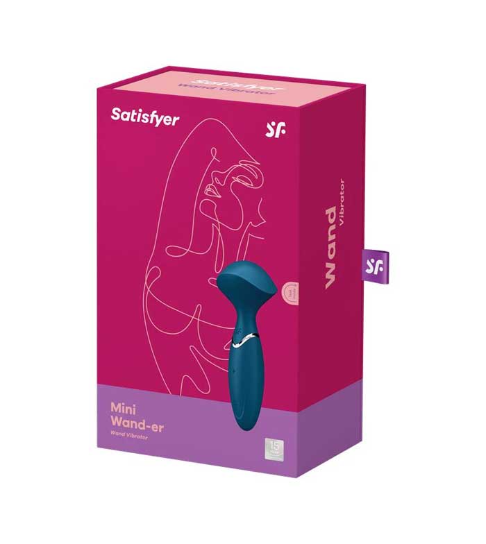 Satisfyer Mini Wand-er - Blue - Image 3