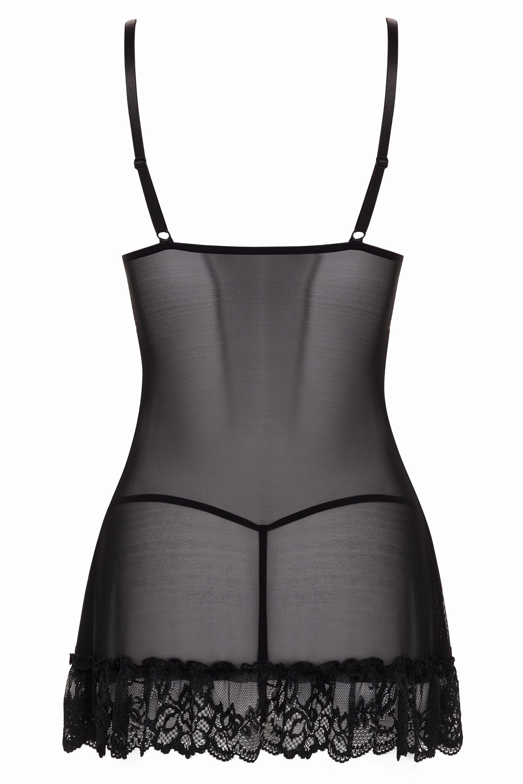 Oh La La Cheri - Valentine Babydoll XL Black